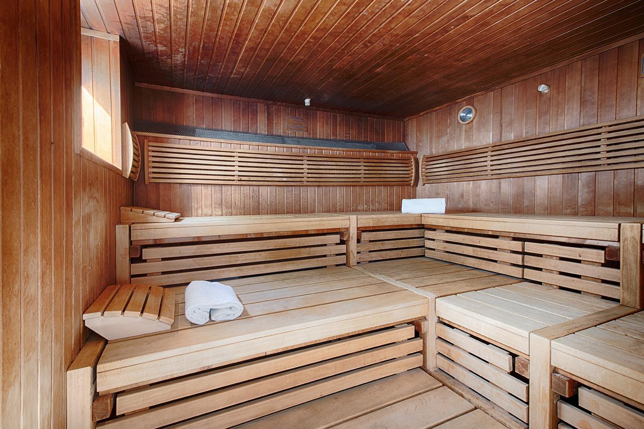 Privathotel Lindtner Hamburk Exteriér fotografie A Finnish sauna